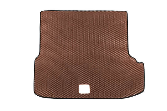 Trunk Mat (SW) (With Hole) (EVA, Brown) V-2 for Skoda Octavia III A7 2013-2019 - Reelken Auto