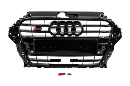 Front Grille S-Style (2012-2016, black) for Audi A3 2012-2020 - image 1
