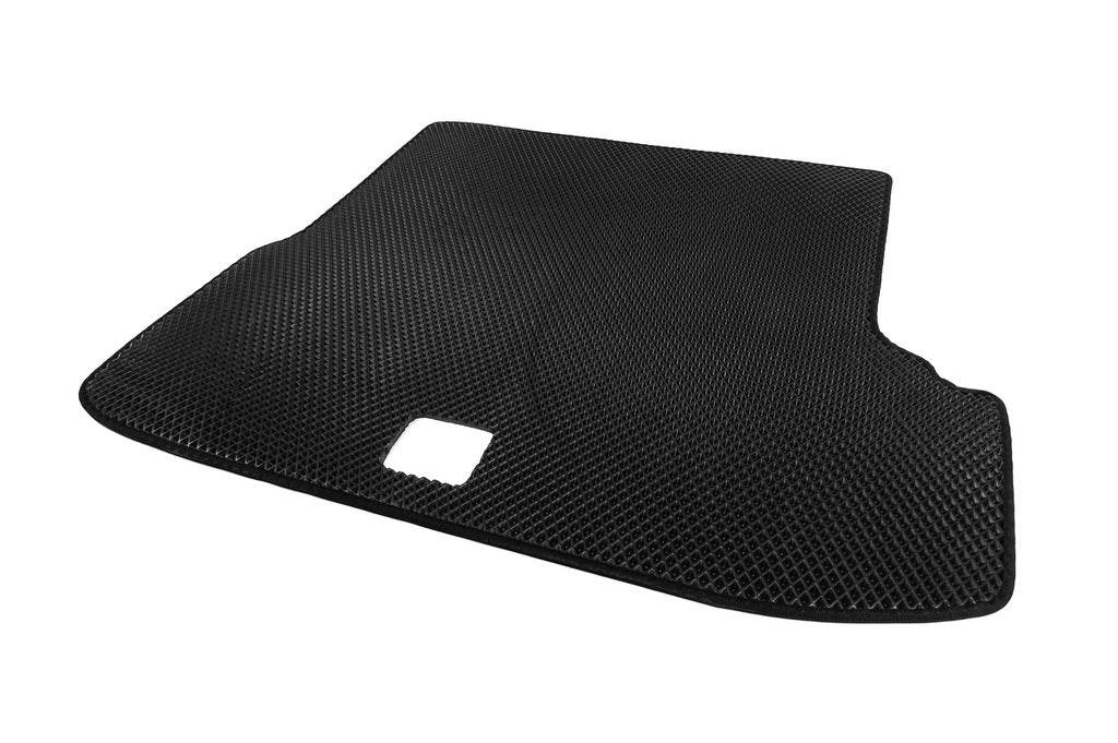Trunk mat (SW) (with hole) (EVA, Black) V-2 for Skoda Octavia III A7 2013-2019 - Reelken Auto
