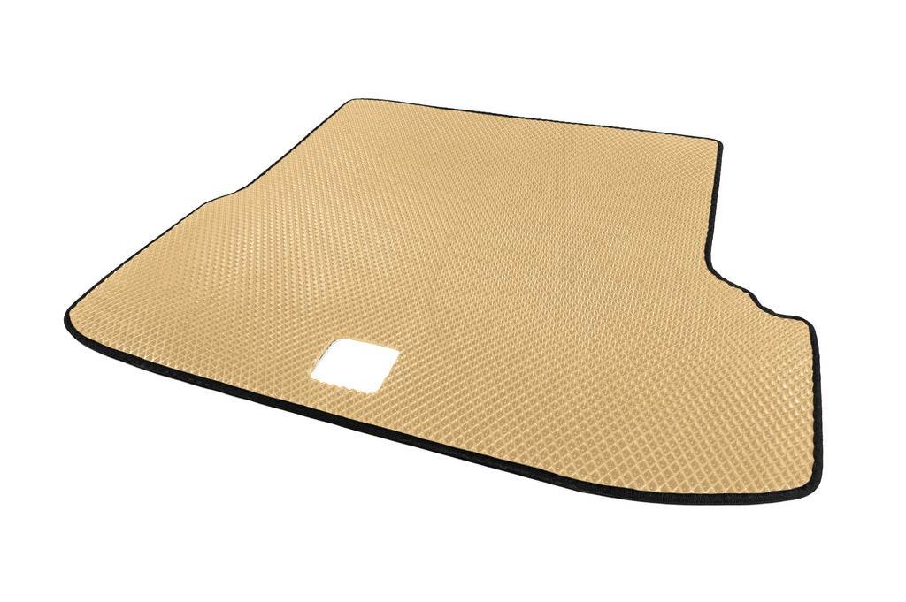 Trunk mat (SW) (with hole) (EVA, Beige) V-2 for Skoda Octavia III A7 2013-2019 - Reelken Auto