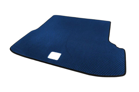 Trunk mat (SW) (with hole) (EVA, Blue) V-2 for Skoda Octavia III A7 2013-2019 - Reelken Auto