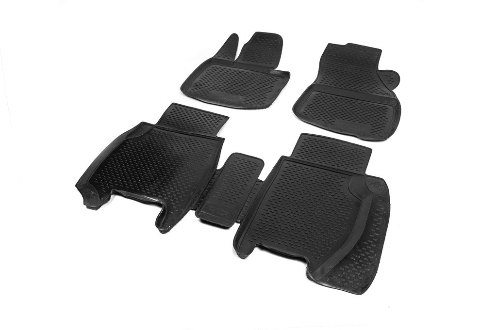 Rubber floor mats for interior (4 pcs, Original) for Honda Civic HB 2006-2012 - image 2
