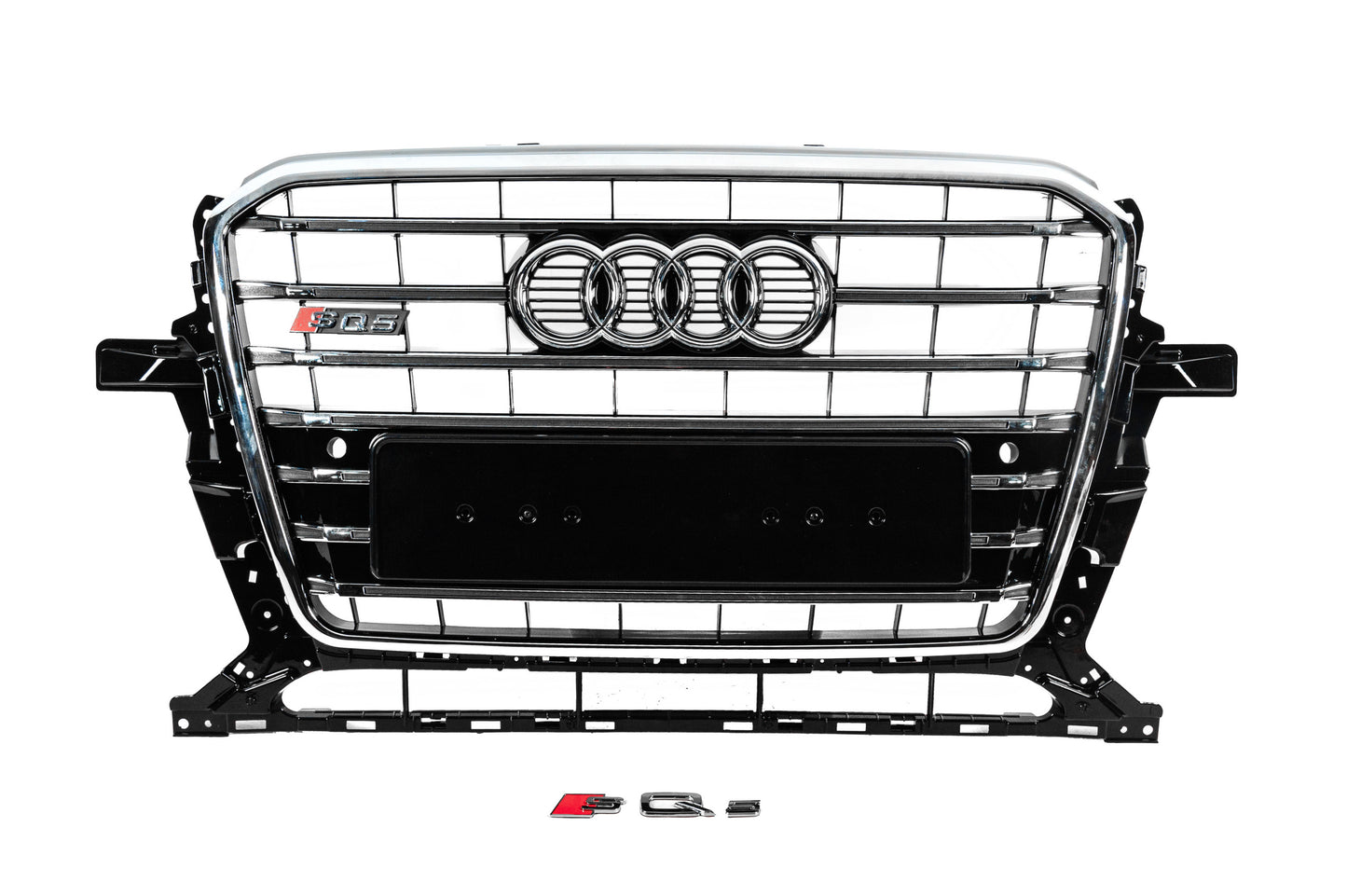 Front Grille SQ-Style (2012-2017, black) for Audi Q5 2008-2017 - image 1