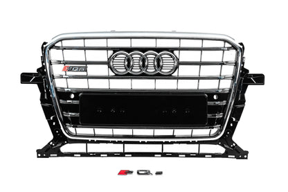 Front Grille SQ-Style (2012-2017, black) for Audi Q5 2008-2017 - image 1