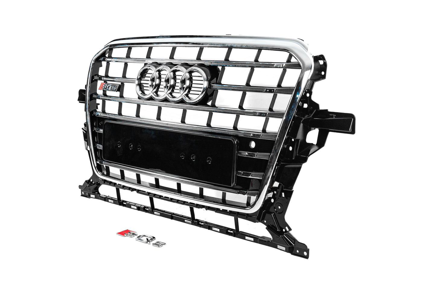 Front Grille SQ-Style (2012-2017, black) for Audi Q5 2008-2017 - image 2