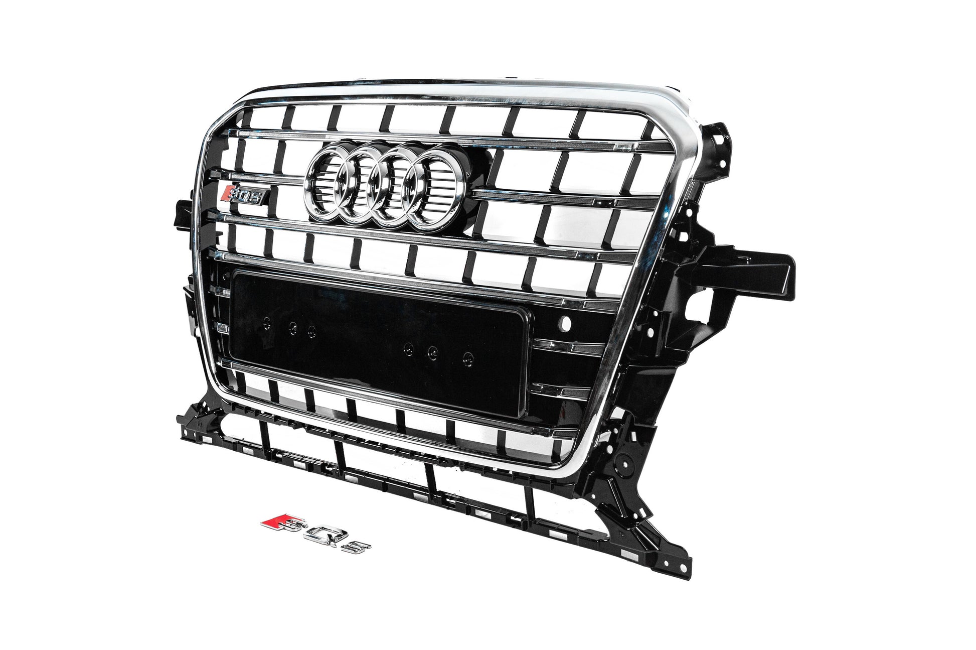 Front Grille SQ-Style (2012-2017, black) for Audi Q5 2008-2017 - image 2