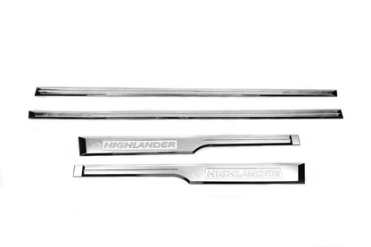 Chrome door moldings Libao (ABS) for Toyota Highlander 2013-2019 - Reelken Auto
