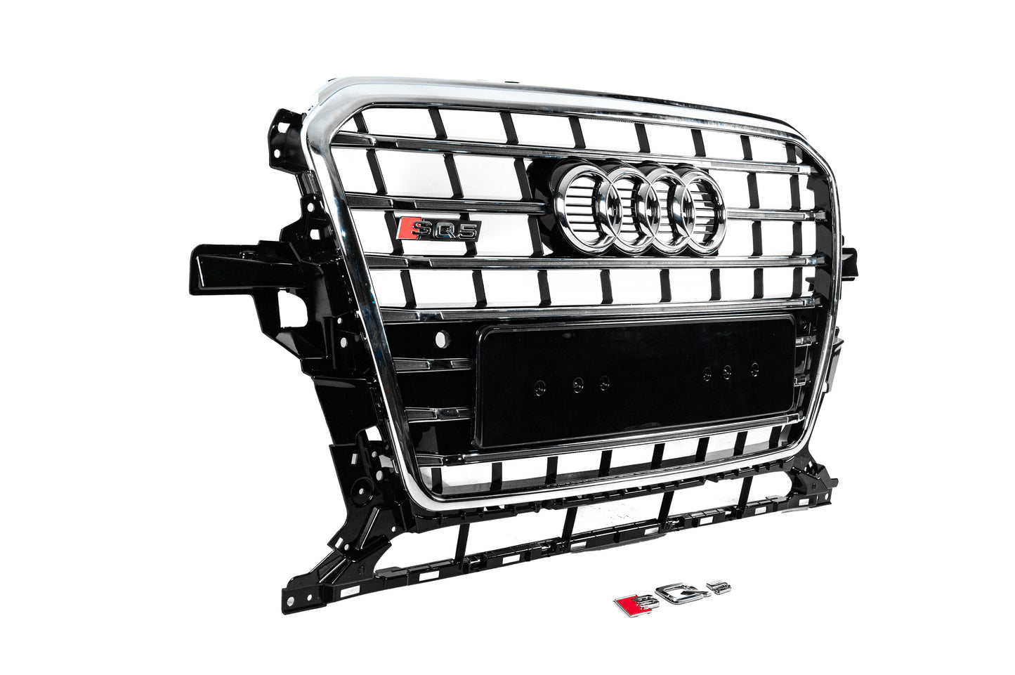 Front Grille SQ-Style (2012-2017, black) for Audi Q5 2008-2017 - image 3