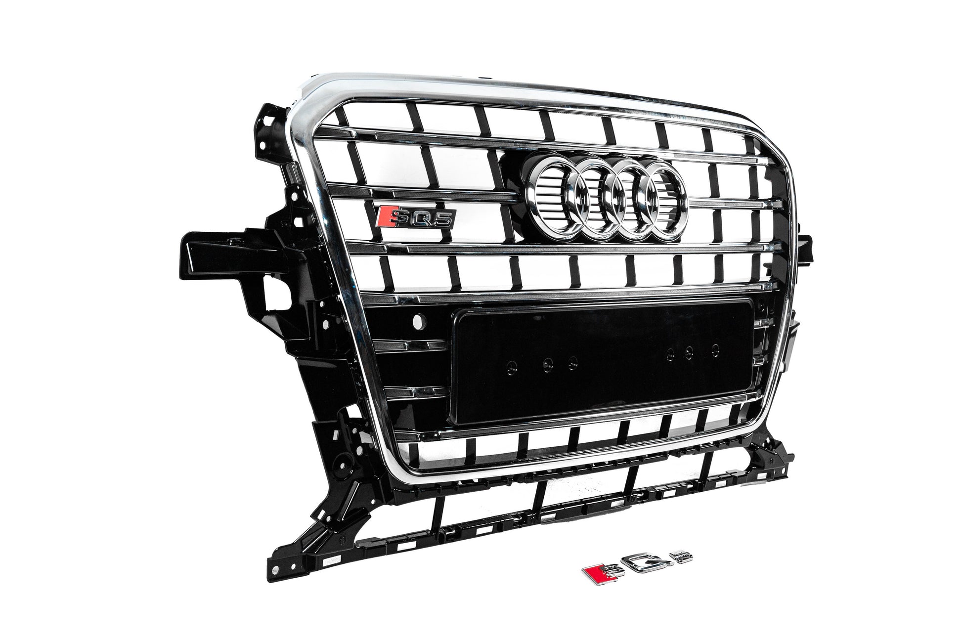 Front Grille SQ-Style (2012-2017, black) for Audi Q5 2008-2017 - image 3