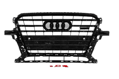 Front Grille SQ-Style (2012-2017, black) for Audi Q5 2008-2017 - image 4