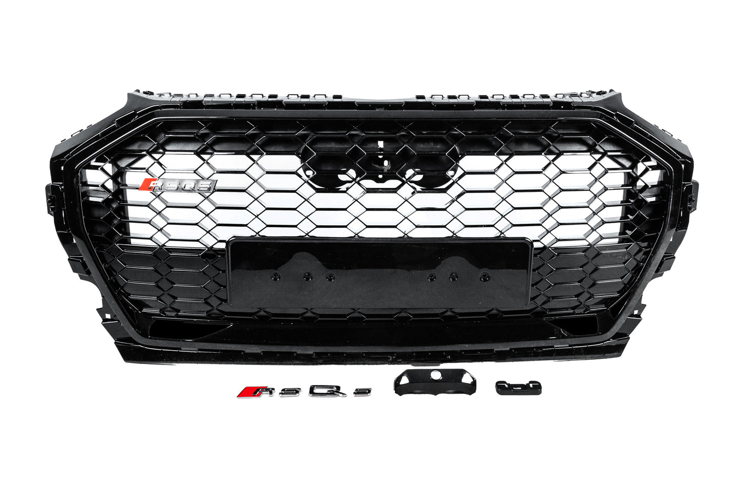 Front Grille RSQ-Style (2020-2025, black) for Audi Q5 2017-2025 - image 1