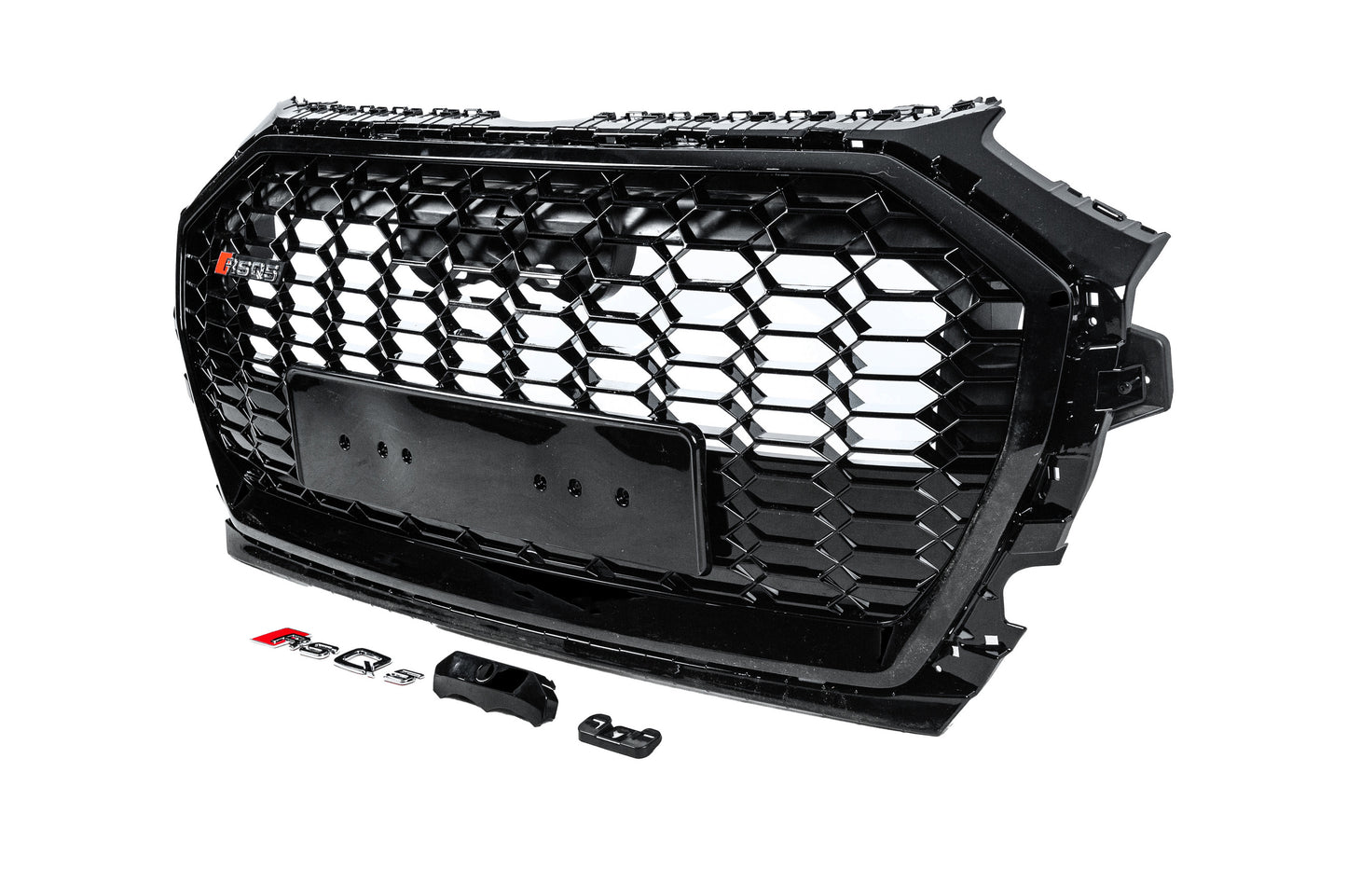 Front Grille RSQ-Style (2020-2025, black) for Audi Q5 2017-2025 - image 2