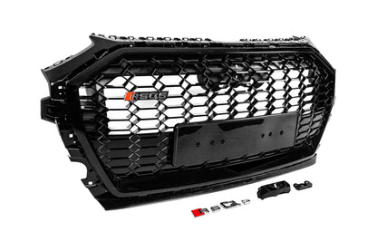 Front Grille RSQ-Style (2020-2025, black) for Audi Q5 2017-2025 - image 3