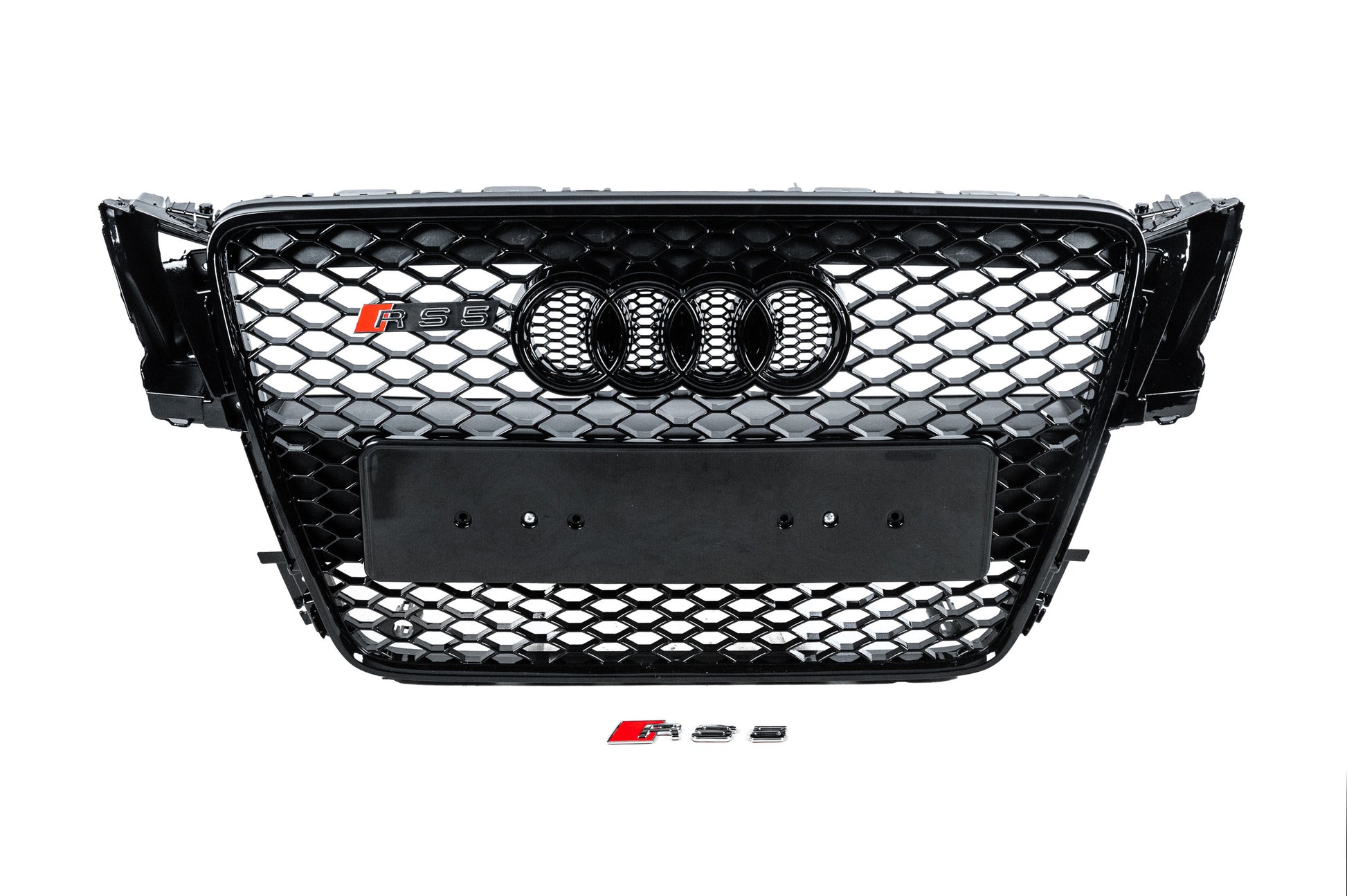 Front Grille RS-Style (2007-2011, black) for Audi A5 2007-2015 - image 1
