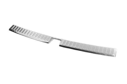 Cover on the rear threshold Carmos mat (stainless steel) for Skoda Karoq - Reelken Auto