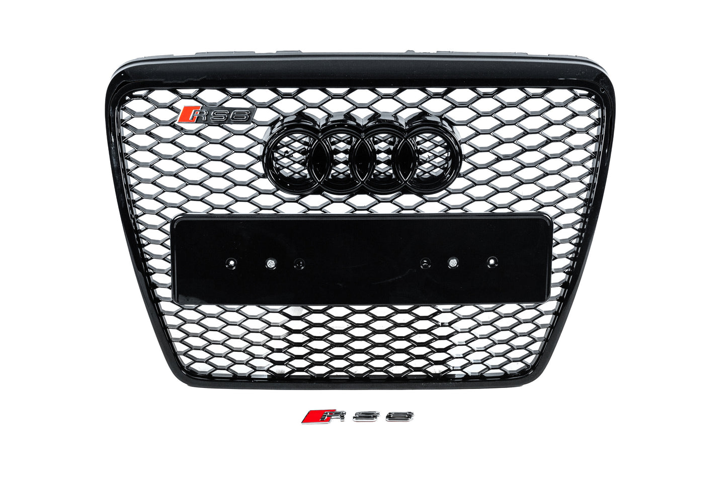 Front Grille RS-Style (black) for Audi A6 C6 2004-2011 - image 1