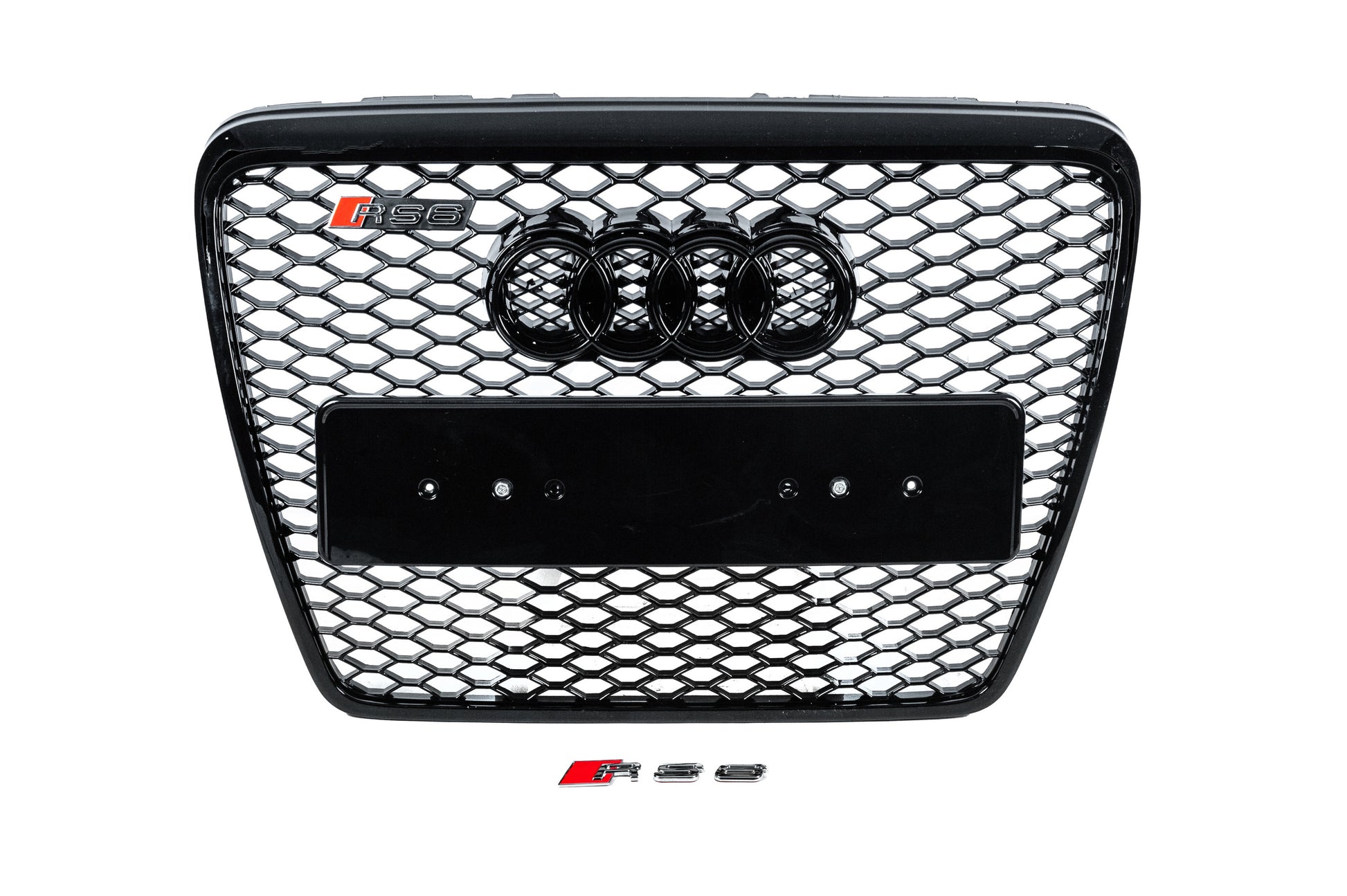 Front Grille RS-Style (black) for Audi A6 C6 2004-2011 - image 1