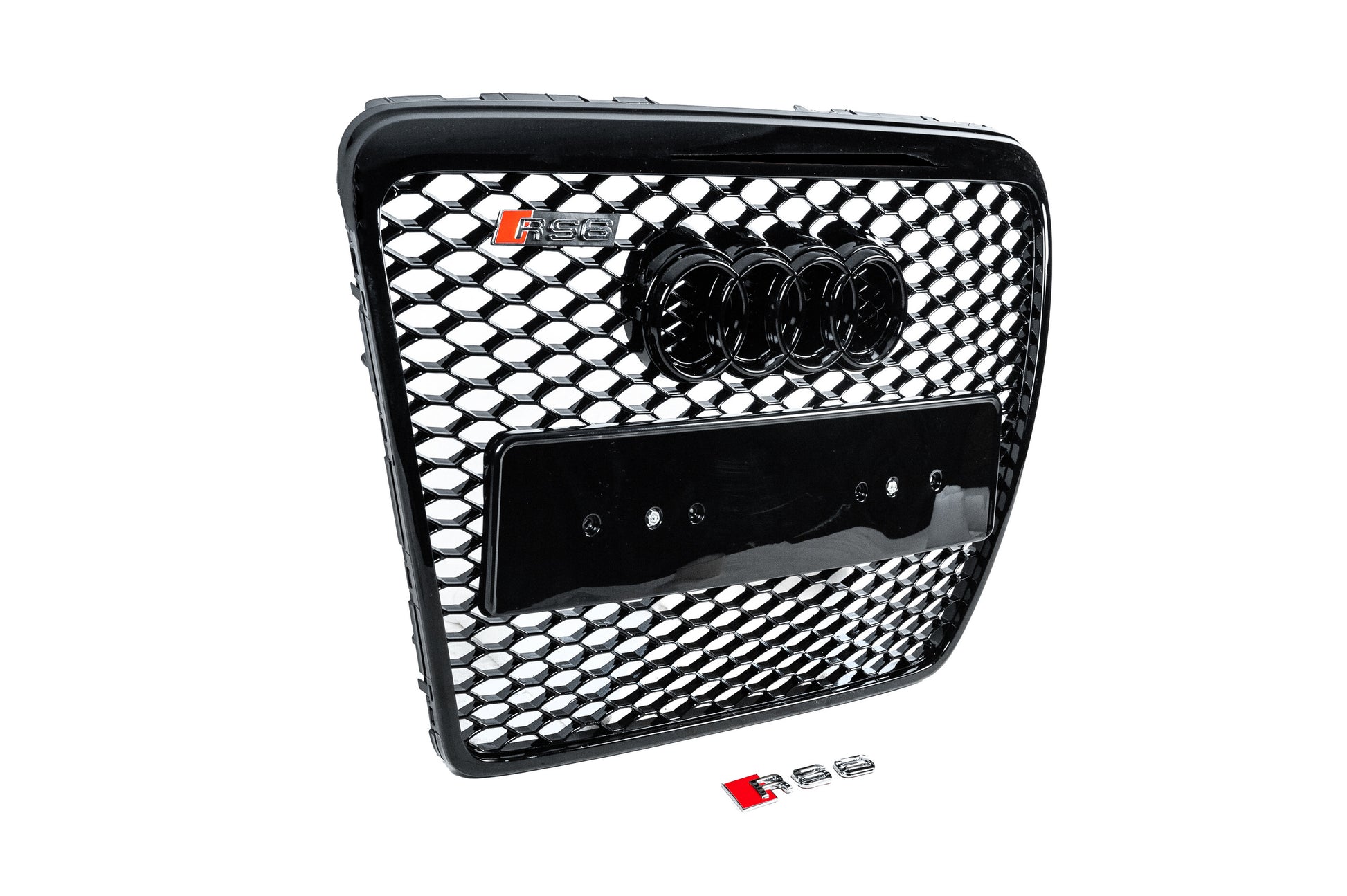 Front Grille RS-Style (black) for Audi A6 C6 2004-2011 - image 3