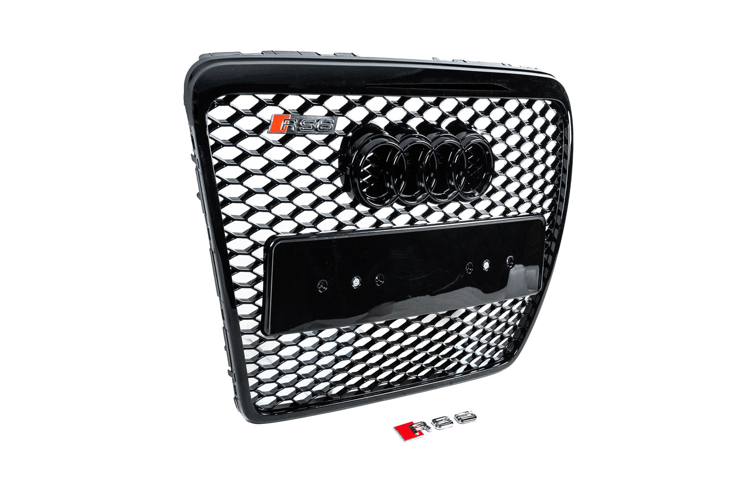 Front Grille RS-Style (black) for Audi A6 C6 2004-2011 - image 3