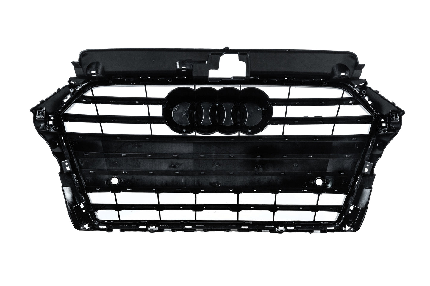 Front Grille S-Style (2016-2020, Black with Chrome) for Audi A3 2012-2020 - image 4