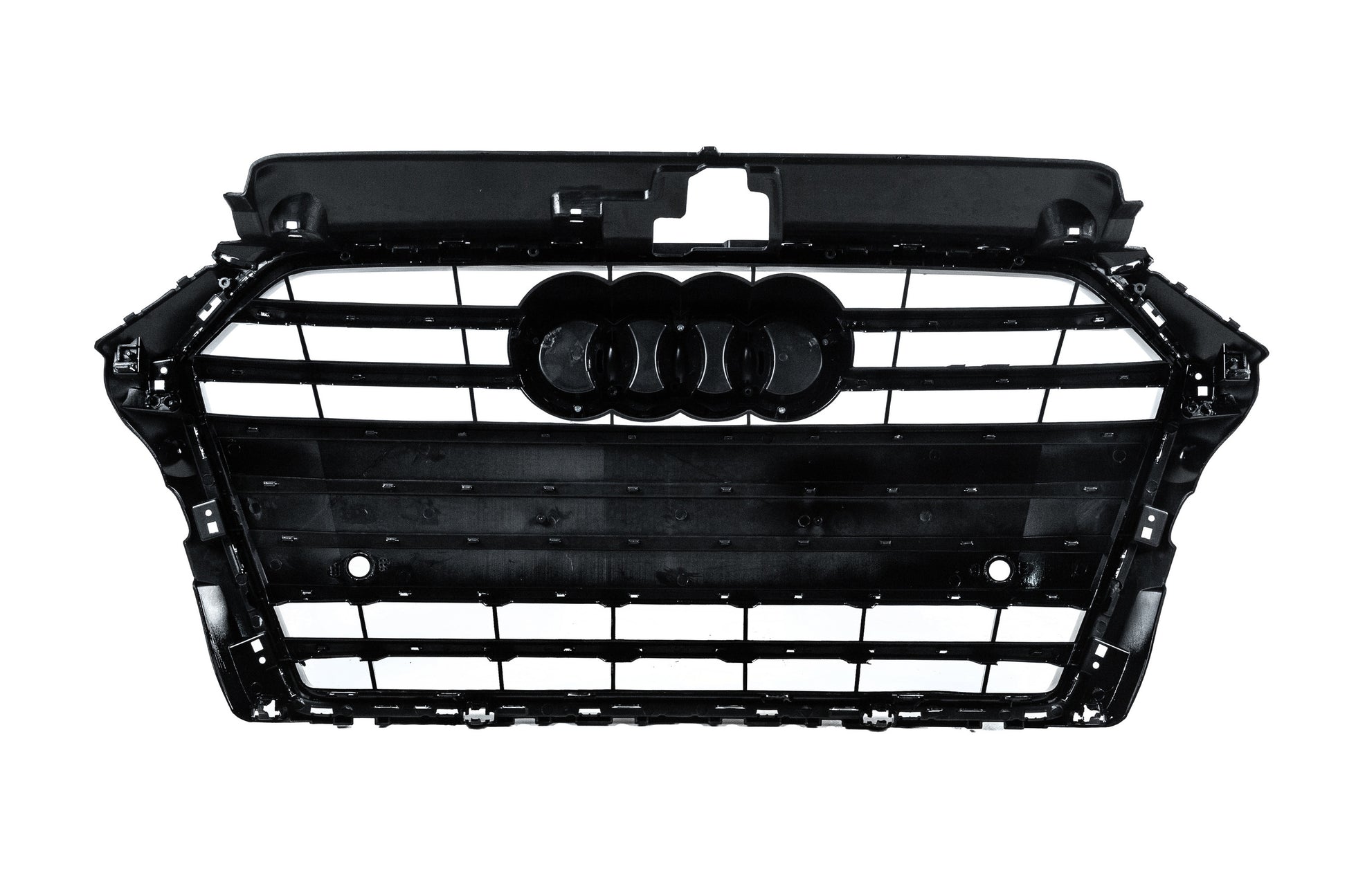 Front Grille S-Style (2016-2020, Black with Chrome) for Audi A3 2012-2020 - image 4