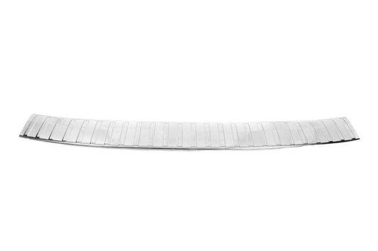 Cover on the rear bumper Carmos mat (stainless steel) for Skoda Karoq - Reelken Auto