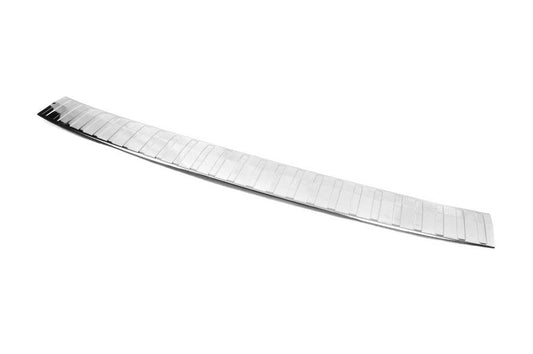 Cover on the rear bumper Carmos mat (stainless steel) for Skoda Karoq - Reelken Auto