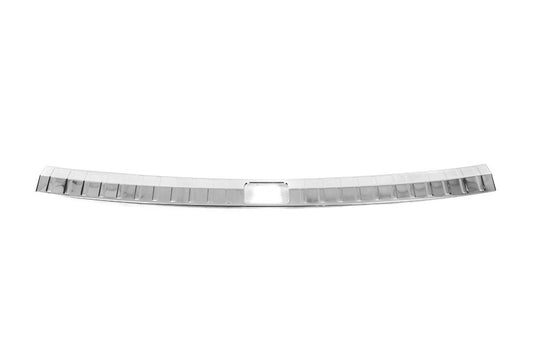 Rear bumper sill protector Carmos gloss stainless steel for Volkswagen Tiguan 2016-2023 - image 1