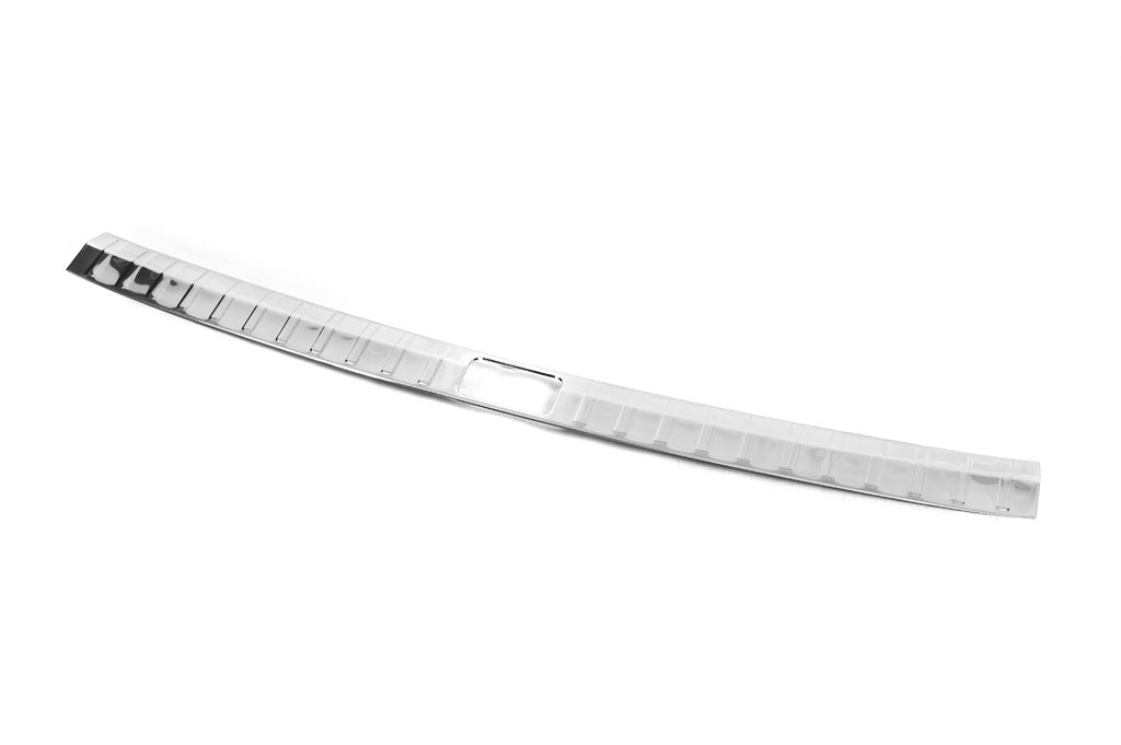 Rear bumper sill protector Carmos gloss stainless steel for Volkswagen Tiguan 2016-2023 - image 2