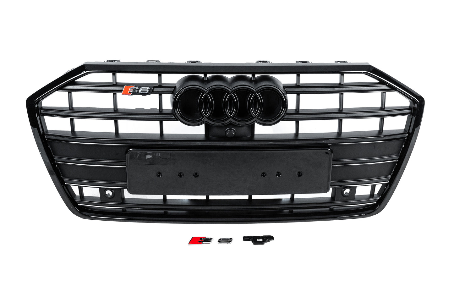 Front Grille S-Style (black) for Audi A6 C8 2018- - image 1