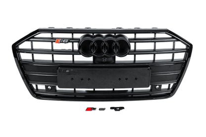 Front Grille S-Style (black) for Audi A6 C8 2018- - image 1