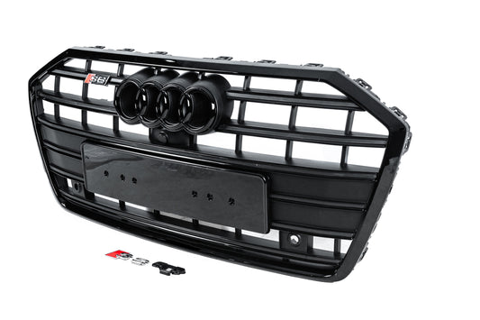 Front Grille S-Style (black) for Audi A6 C8 2018- - image 2