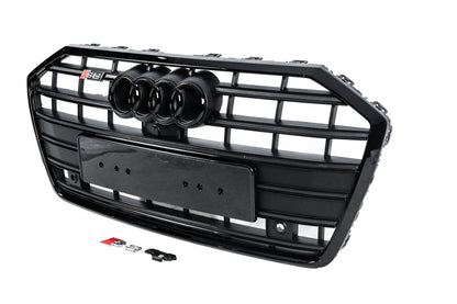 Front Grille S-Style (black) for Audi A6 C8 2018- - image 2