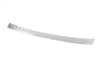 Cover on the rear bumper Carmos mat (stainless steel) for Toyota Prius 2009-2015 - Reelken Auto