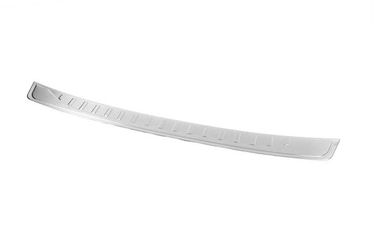 Cover on the rear bumper Carmos mat (stainless steel) for Toyota Prius 2009-2015 - Reelken Auto