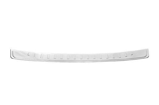 Cover on the rear bumper Carmos gloss (stainless steel) for Toyota Prius 2009-2015 - Reelken Auto