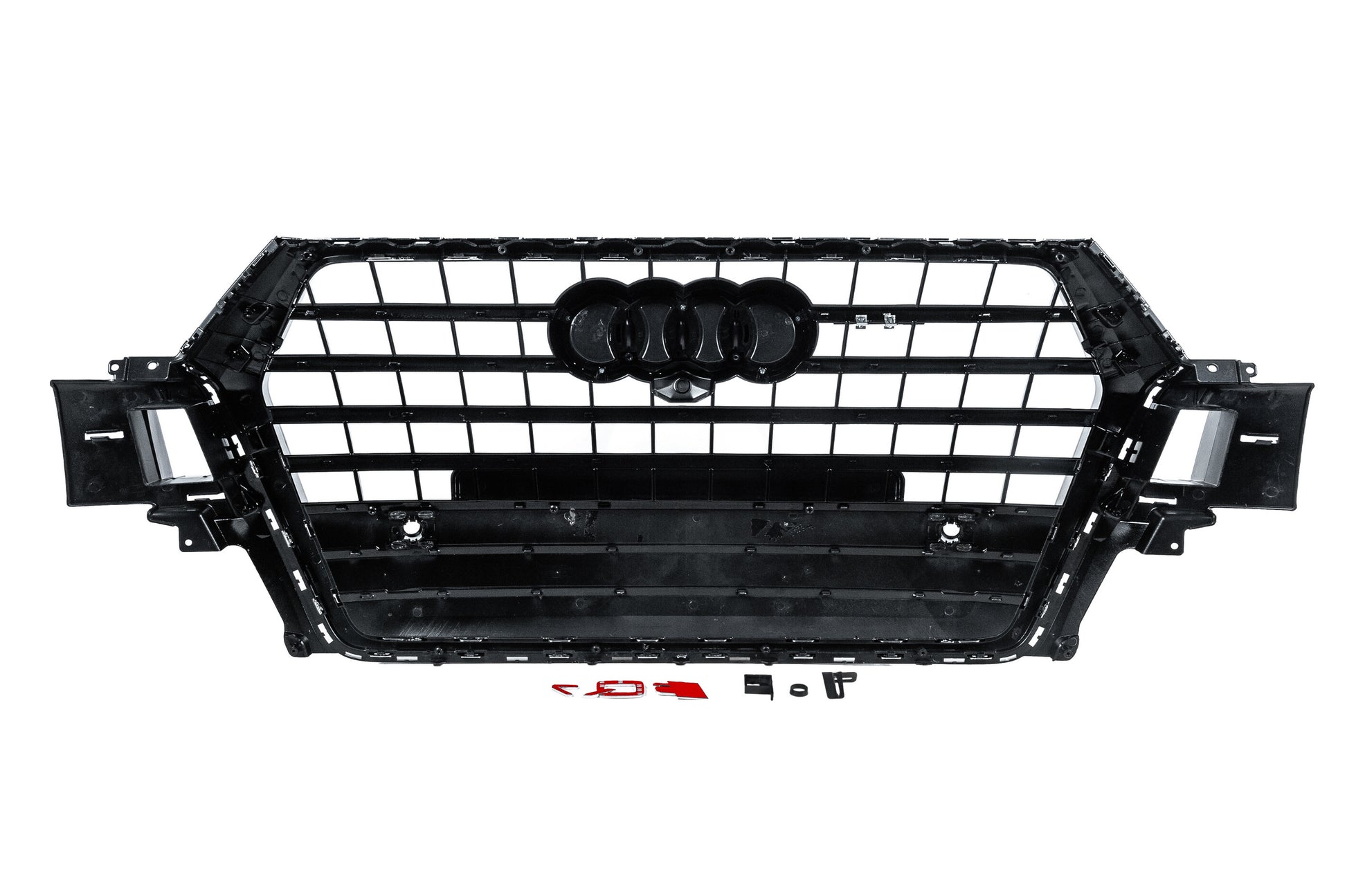 Front Grille SQ-Style V-2 (2015-2019, black) for Audi Q7 2015- - image 4