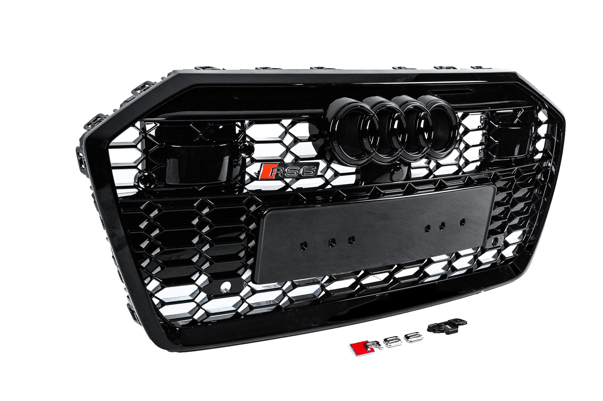 Front Grille RS-Style (with ACC, black) for Audi A6 C8 2018- - image 3
