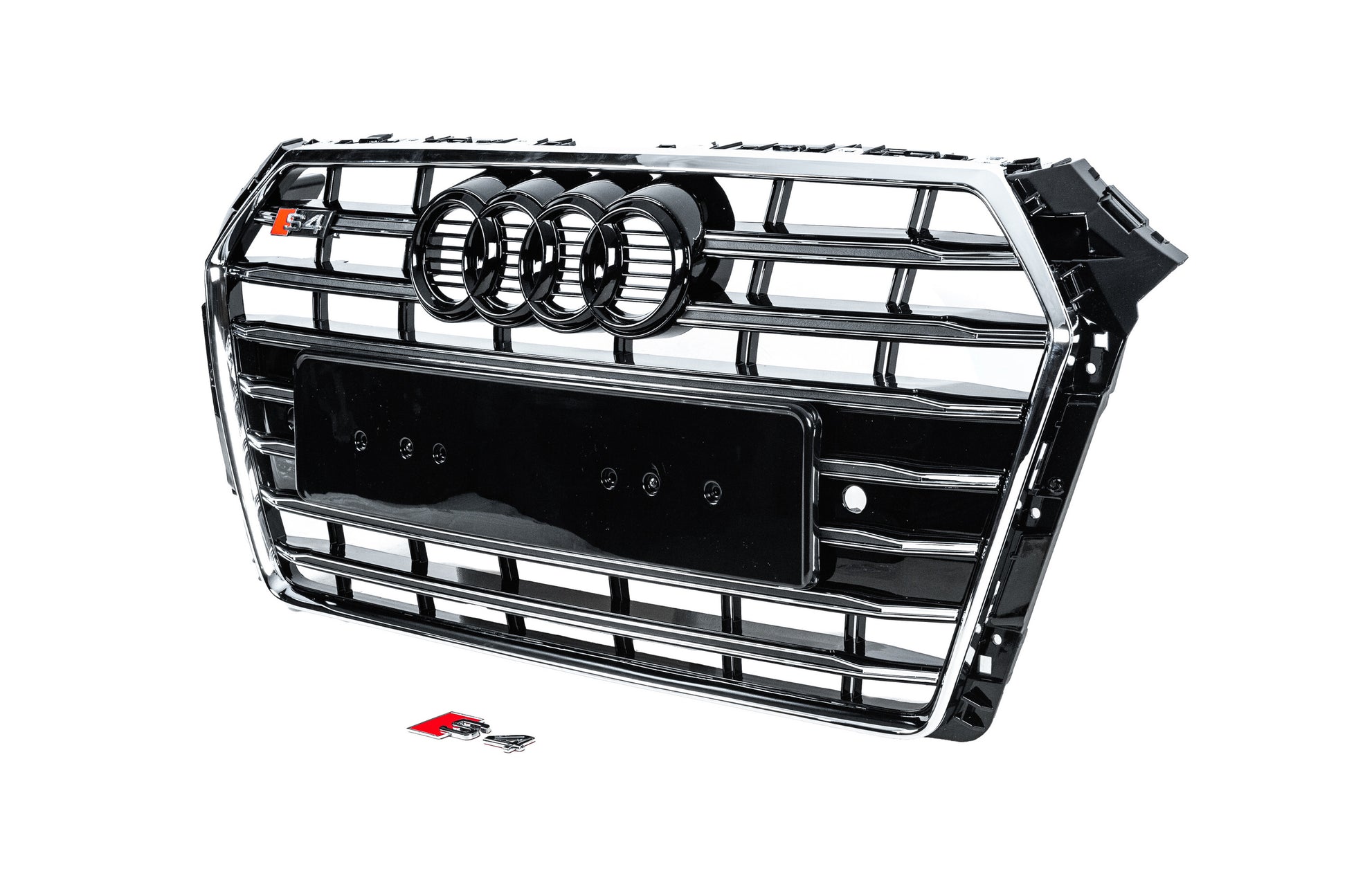Front Grille S-Style (2016-2019, black) for Audi A4 B9 2015-2024 - image 2