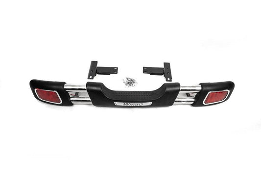 Rear protection D124537 (stainless steel) for Mitsubishi L200 2006-2015 - Reelken Auto