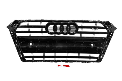 Front Grille S-Style (2016-2019, black) for Audi A4 B9 2015-2024 - image 4