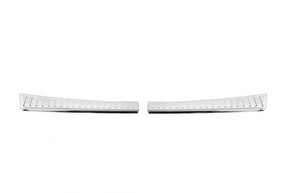 Rear bumper sill protector Carmos gloss stainless steel for Dacia Sandero 2021- - image 1