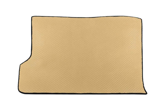 Trunk mat Short (EVA, Beige) for Nissan Patrol Y61 1997-2011 - Reelken Auto