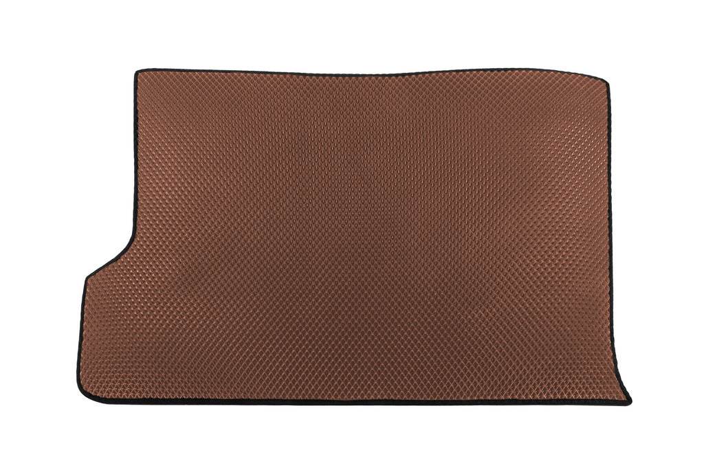 Trunk mat Short (EVA, Brown) for Nissan Patrol Y61 1997-2011 - Reelken Auto