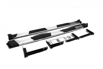 Side pipes B53T1930 (2 pcs., stainless steel) for Mitsubishi L200 2006-2015 - Reelken Auto
