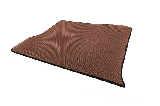 Trunk mat Short (EVA, Brown) for Nissan Patrol Y61 1997-2011 - Reelken Auto