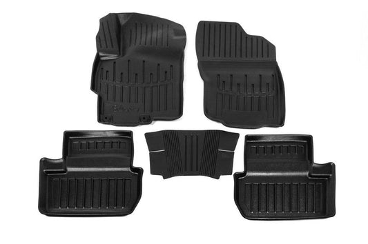 Stingray 3D mats (5 pcs, polyurethane) for Mitsubishi Lancer X 2008↗ - Reelken Auto