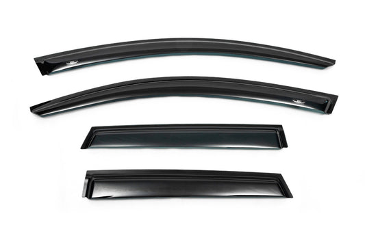 Window wind deflectors (Avant, 4 pcs, HIC) for Audi A6 C7 2011-2017 - image 1