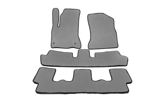 EVA Floor Mats (3 Rows, Gray) for Citroen C-4 Picasso 2006-2013 - image 1