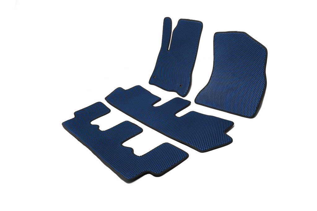EVA Floor Mats (3 Rows, Blue) for Citroen C-4 Picasso 2006-2013 - image 2